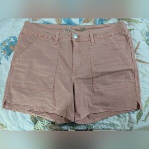 Seven7 Women's Pink Cargo Jean Shorts Size 8